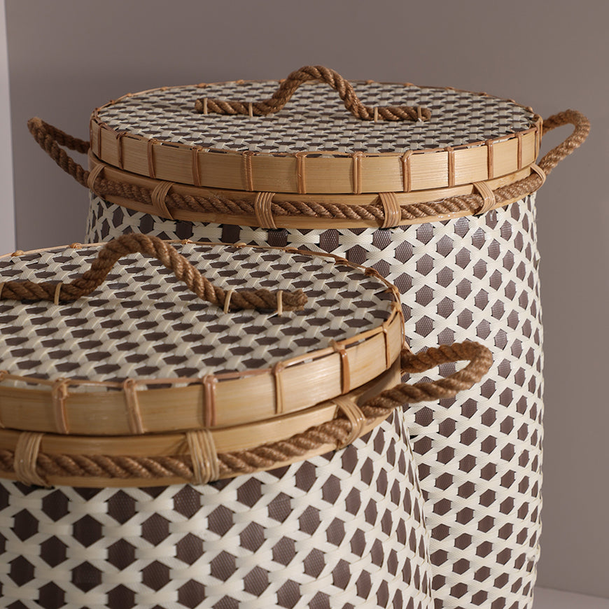 Adana brown white basket