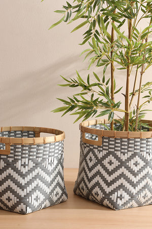 Samara basket grey with lining