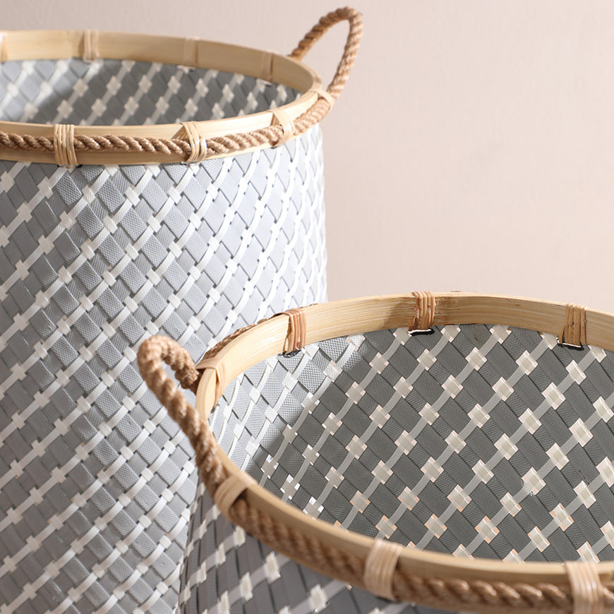 Melton grey basket