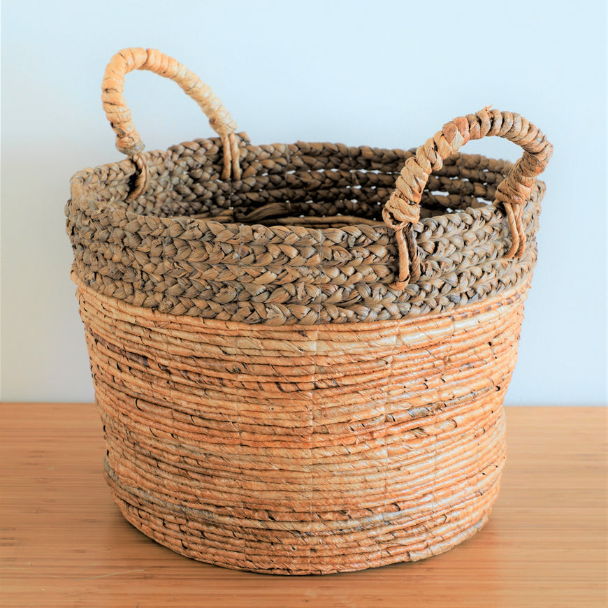 BANANA LEAF BASKET NATURAL