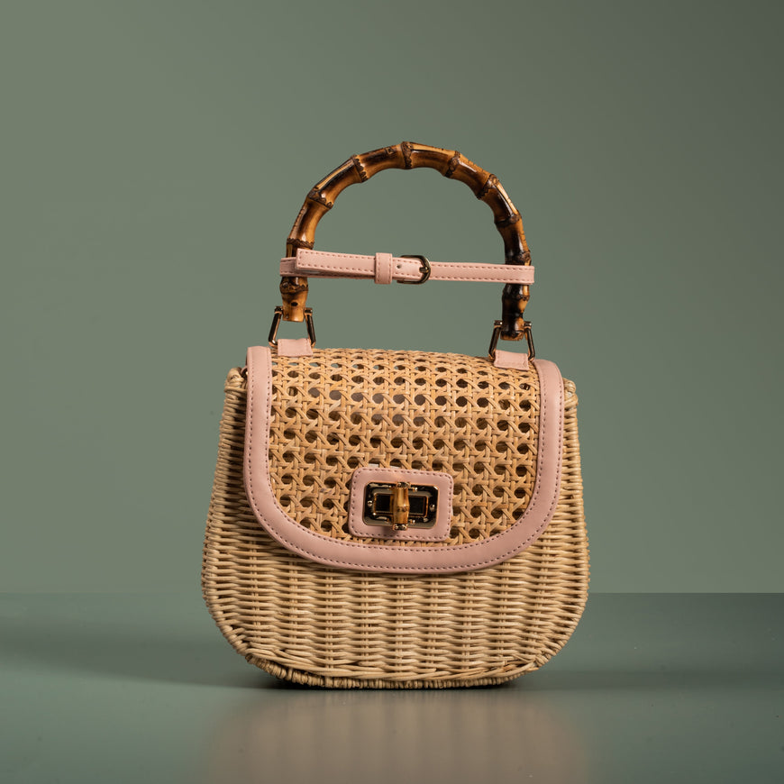 ADRIANA SADDLE BAG - PINK