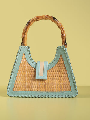 DIANA BAGUETTE BAG - BLUE