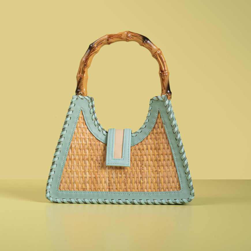 DIANA BAGUETTE BAG - BLUE