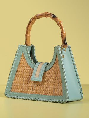 DIANA BAGUETTE BAG - BLUE