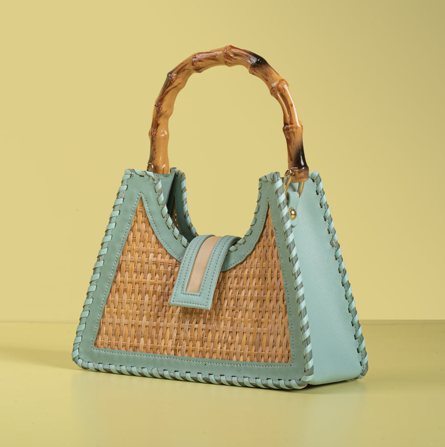 DIANA BAGUETTE BAG - BLUE