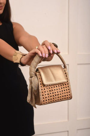 CHLOE MINI BAG - GOLD