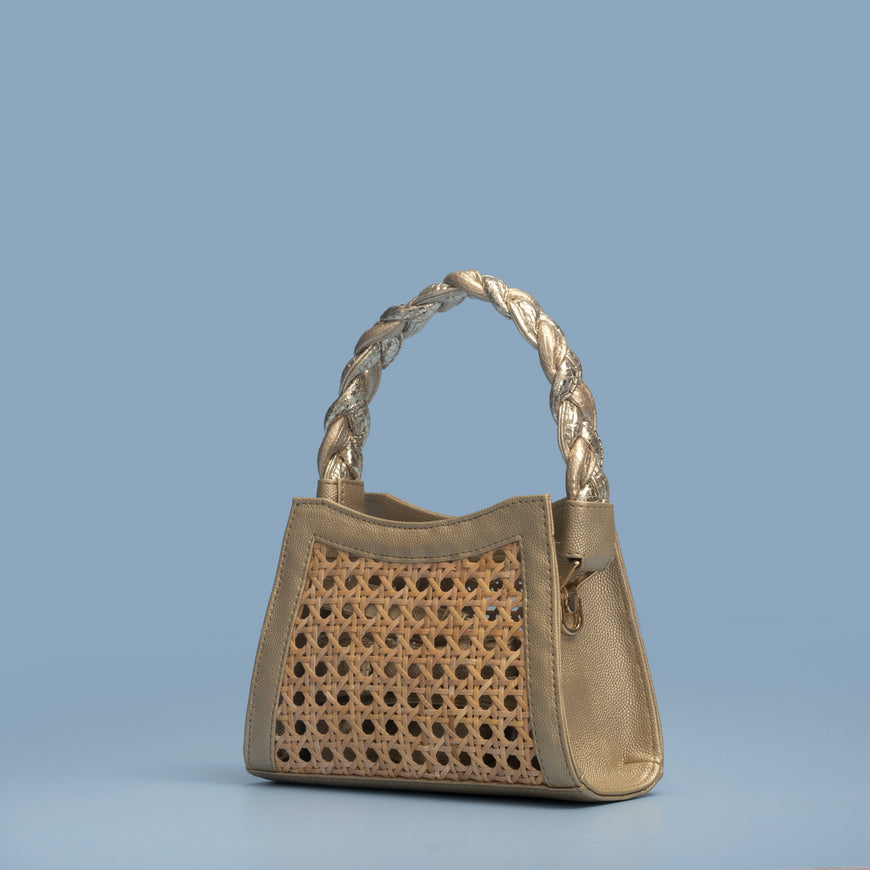 CATALINA MINI BAGUETTE BAG - GOLD