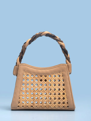 CATALINA MINI BAGUETTE BAG - TAN