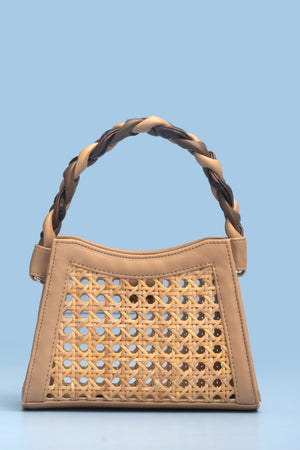 CATALINA MINI BAGUETTE BAG - TAN