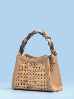 CATALINA MINI BAGUETTE BAG - TAN