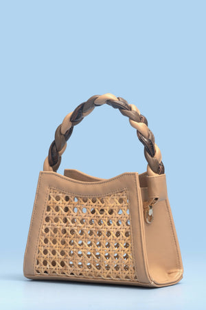 CATALINA MINI BAGUETTE BAG - TAN