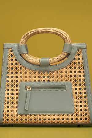 ELENA TOTE BAG - BLUE