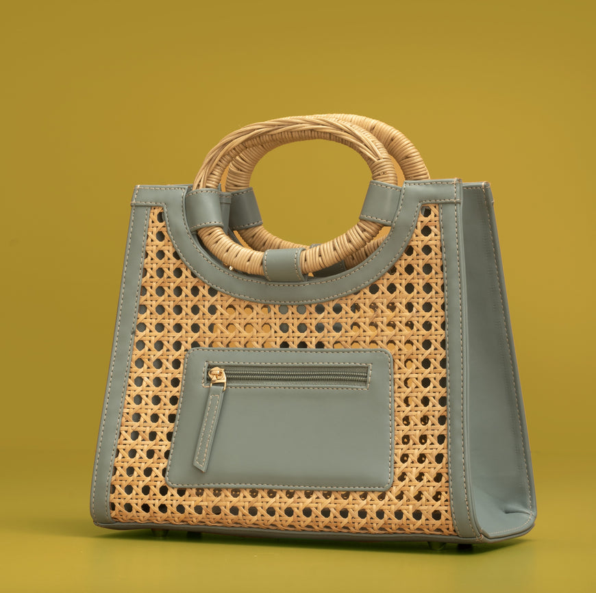 ELENA TOTE BAG - BLUE