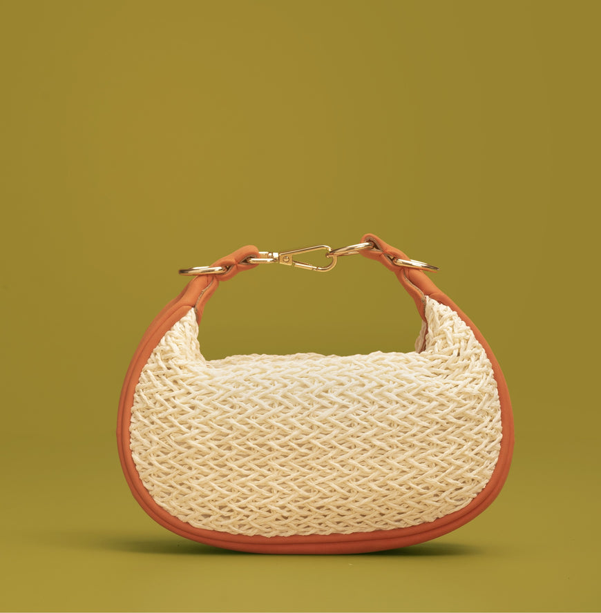 IVY MINI HOBO BAG - ORANGE