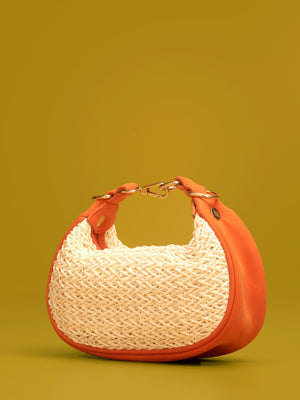 IVY MINI HOBO BAG - ORANGE