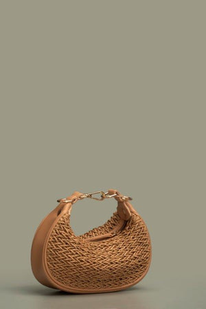 IVY MINI HOBO BAG - TAN