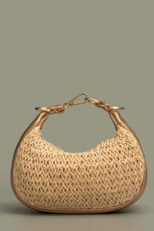 IVY MINI HOBO BAG - GOLD