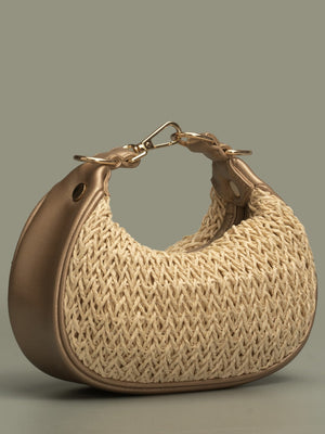 IVY MINI HOBO BAG - GOLD