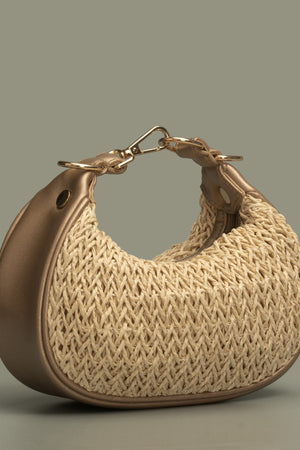 IVY MINI HOBO BAG - GOLD