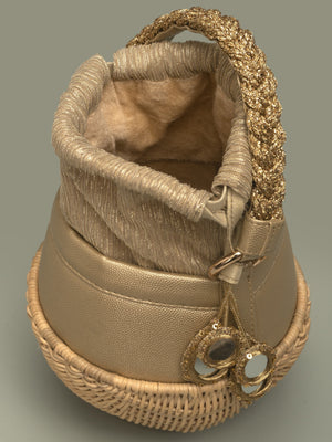 OLIVIA BUCKET BAG - GOLD