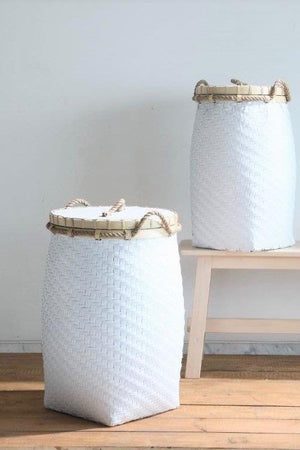 GHANA WHITE BASKET